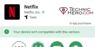 Your device isn't compatible with this version Solution