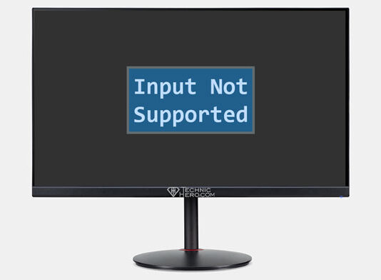 Input Not Supported