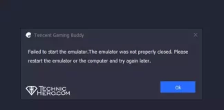 Fix: Tencent Gaming Buddy Failed to start the emulator