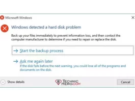 How to Fix Windows detected a hard disk problem